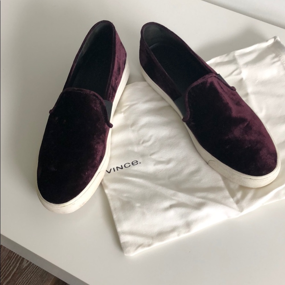 Vince Velvet Slip On